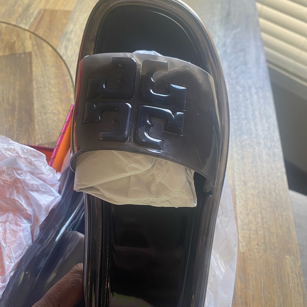 Tory Burch Black Bubble Sandals